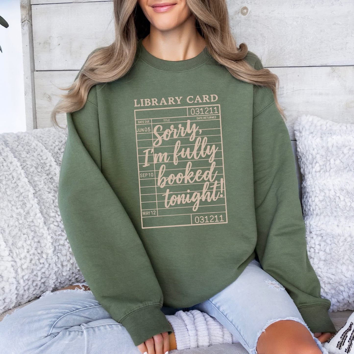 Library card Sweatshirt