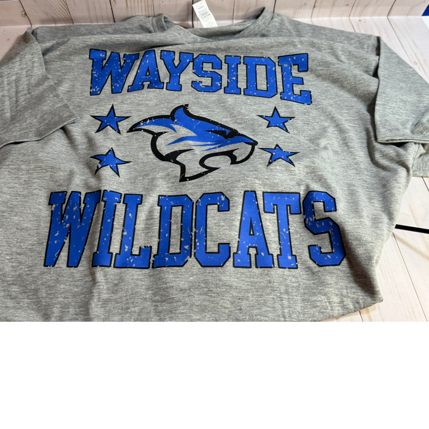 Distressed Wayside Wildcats New - T-Shirt