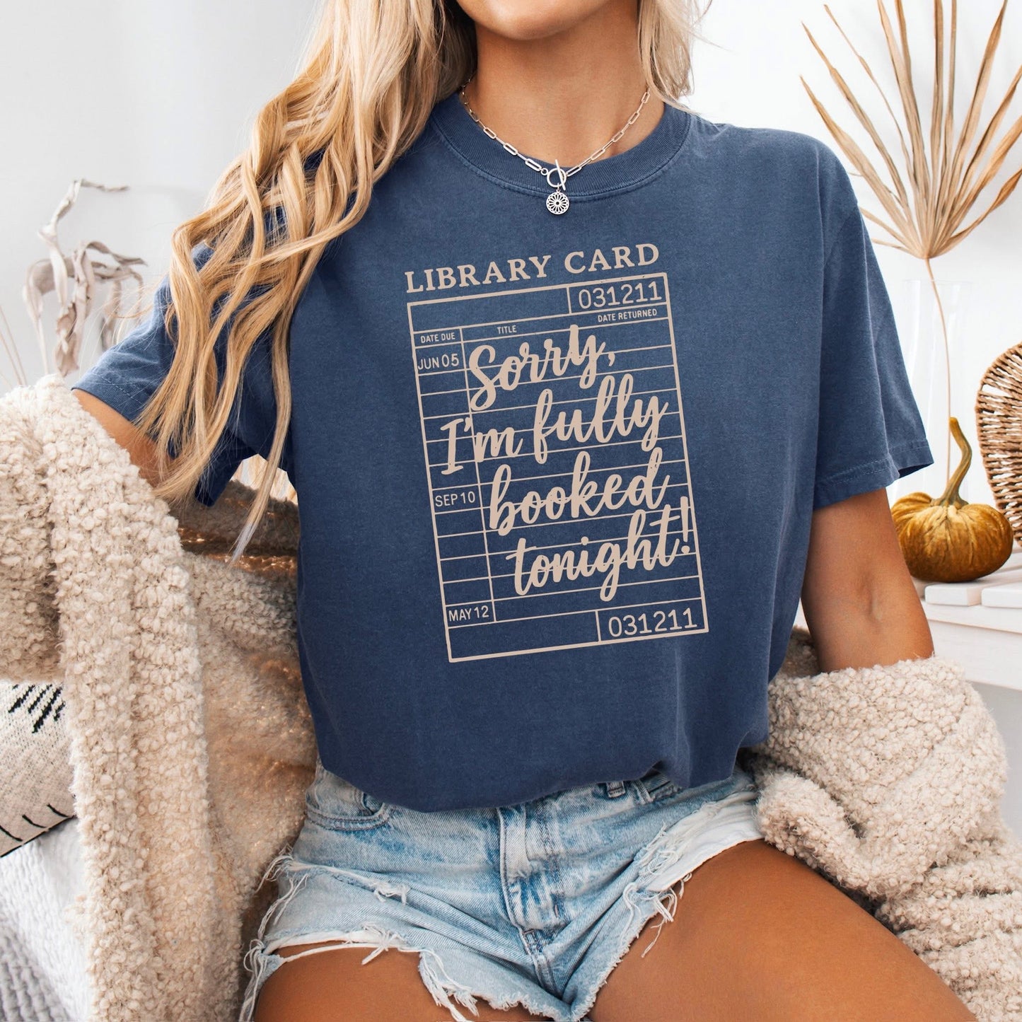 Library card tshirt
