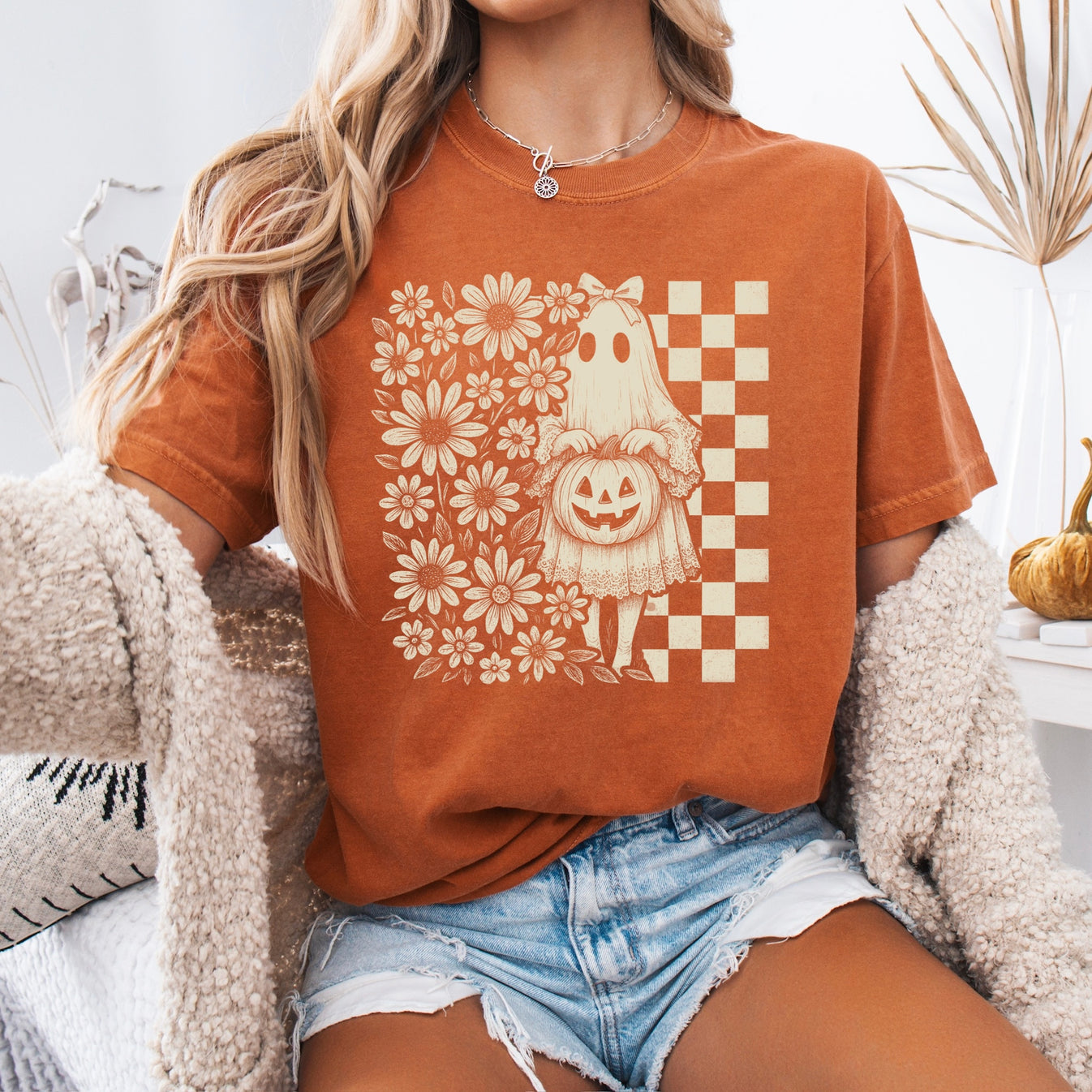 Lace ghost t-shirt