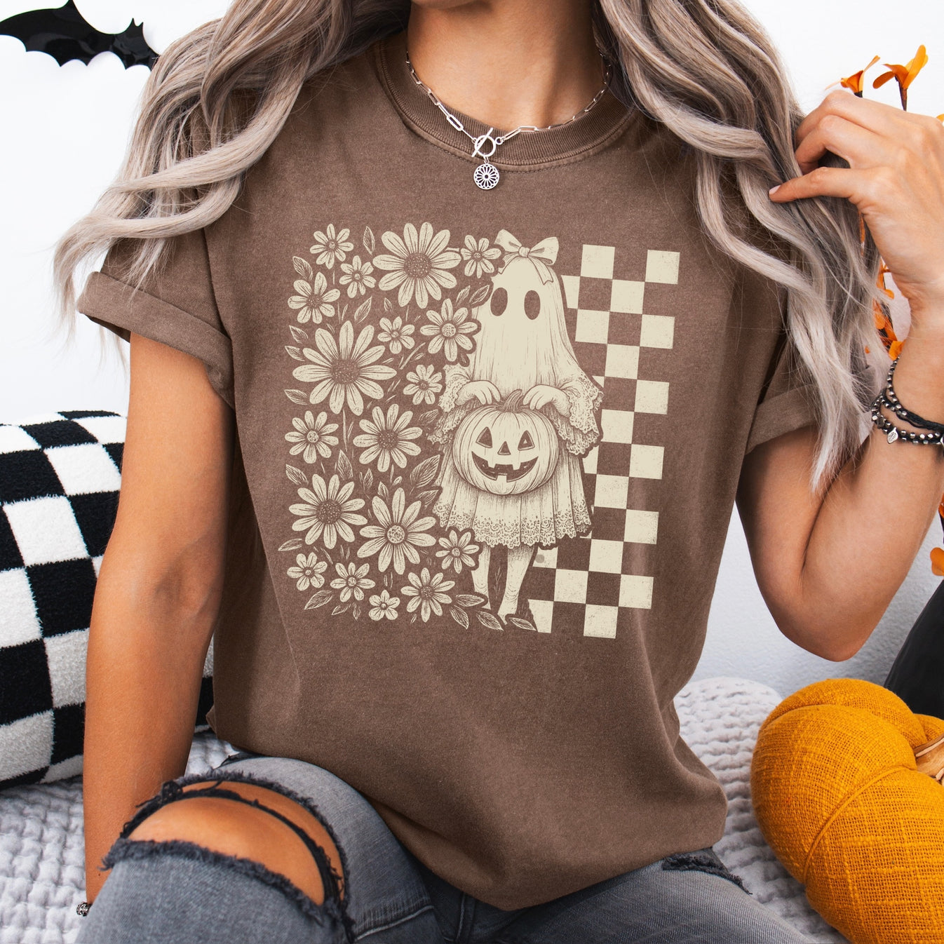 Lace ghost t-shirt