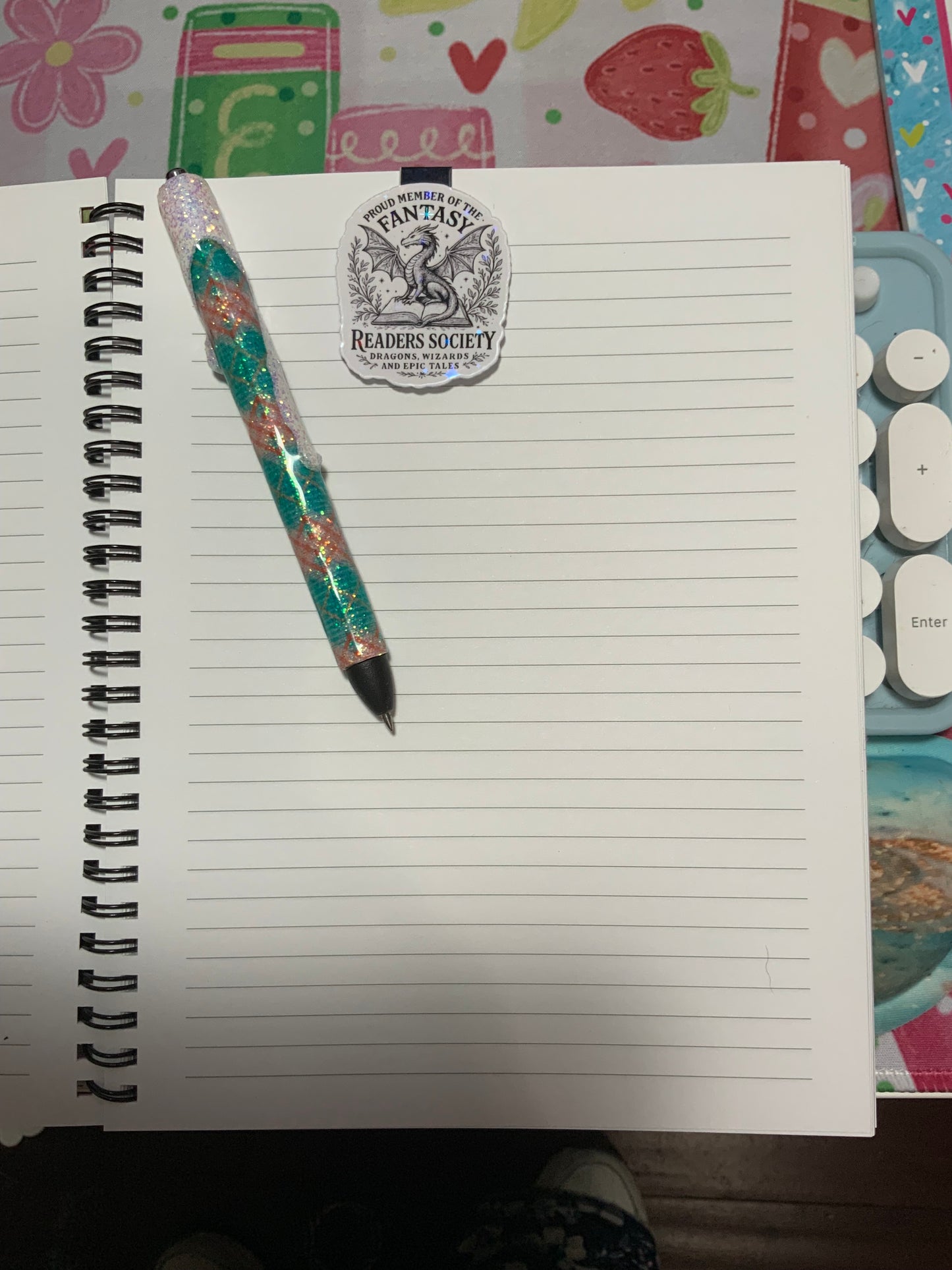 Fantasy Readers Society Magnetic Bookmark