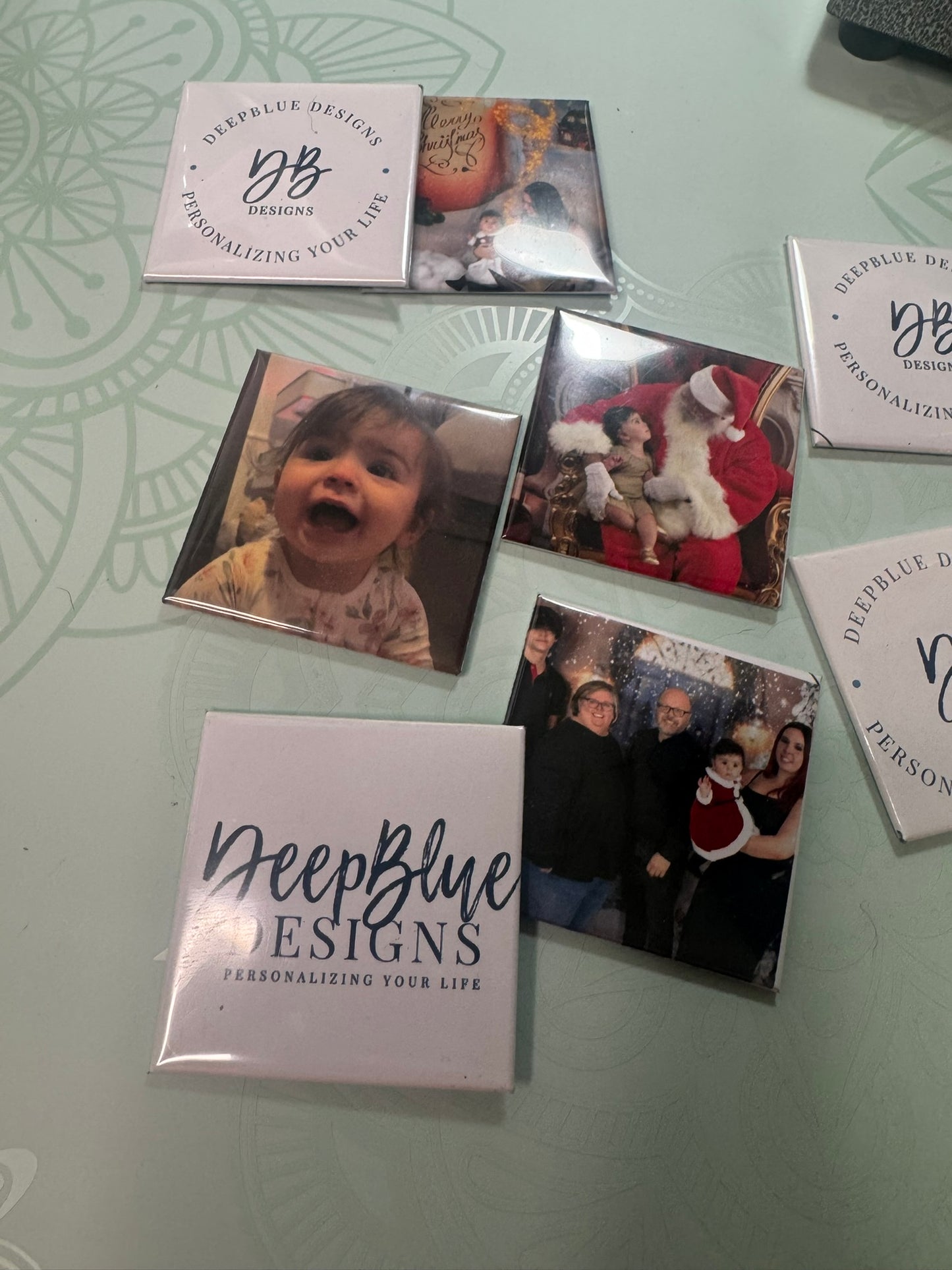 Custom Square Photo Magnet 2"x2"