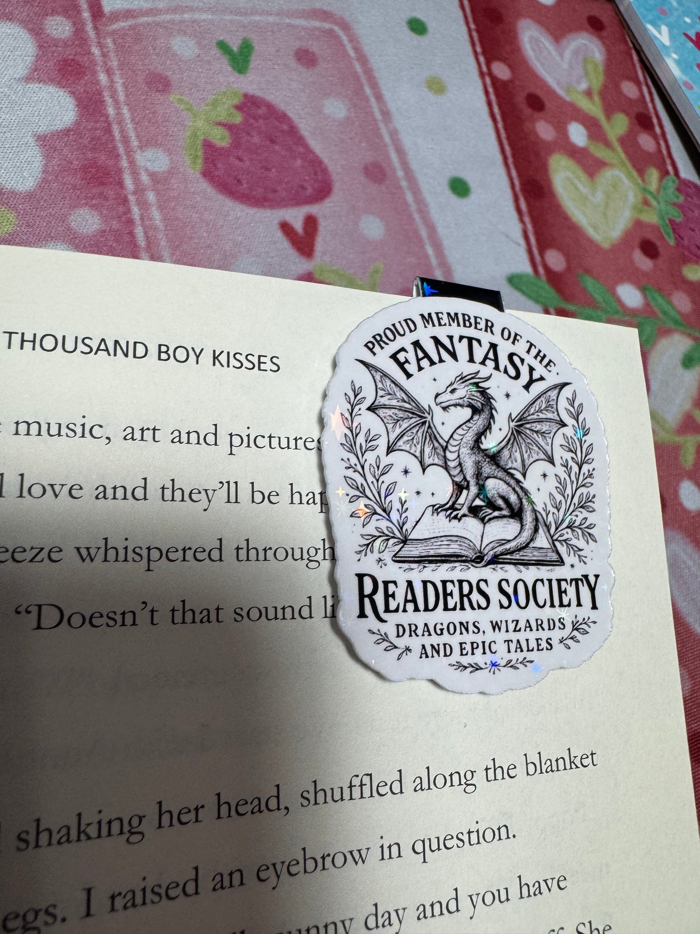 Fantasy Readers Society Magnetic Bookmark