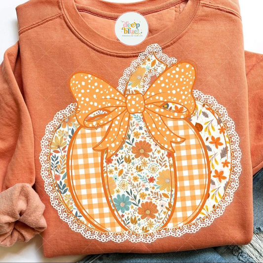 Quilted Pumpkin - Sweatshirt