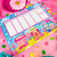 Bookshop Avenue Weekly Planner Notepad 8.5" x 11"