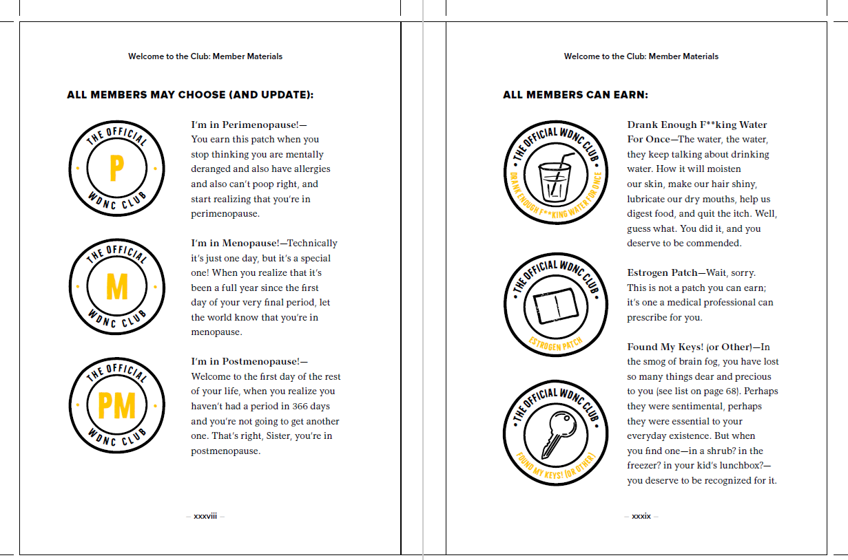 Official We Do Not Care Club Handbook: Melani Sanders