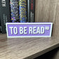 To Be Read Street Sign | Bookshelf Decor: Sky Blue