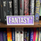 Fantasy Street Sign | Bookshelf Decor: Lilac Purple