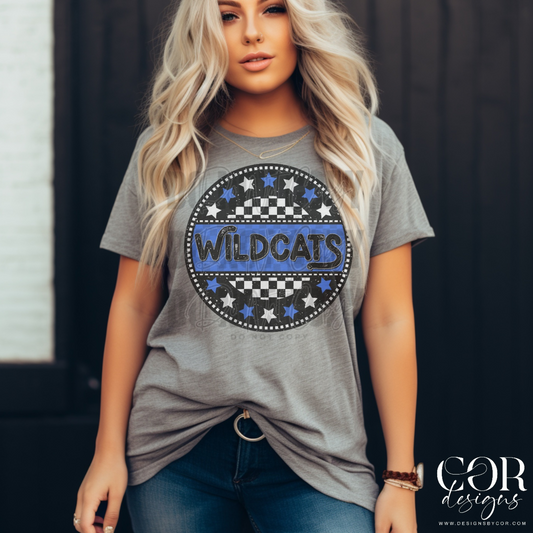 WILDCATS Circle Stars - T-Shirt
