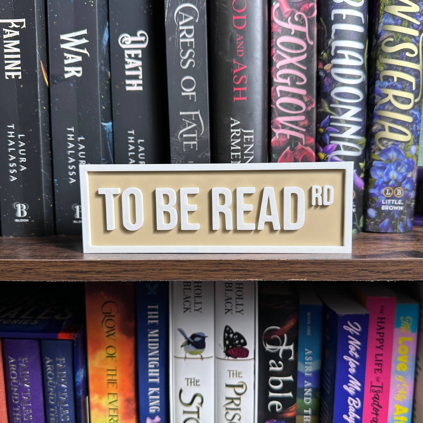 To Be Read Street Sign | Bookshelf Decor: Sky Blue