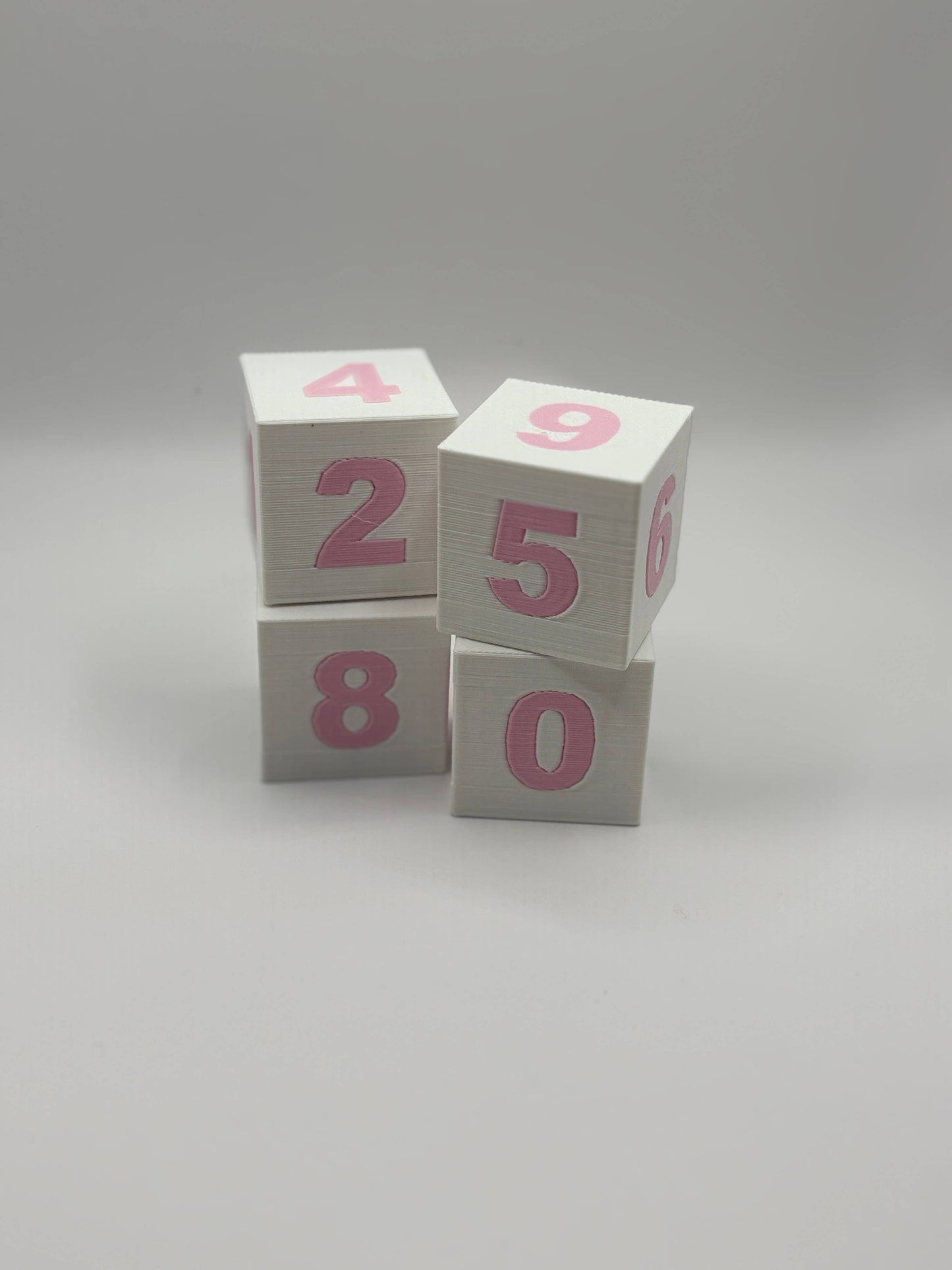 Book Counter Sign with Numbers : Light Blue Stand w/ White Blocks