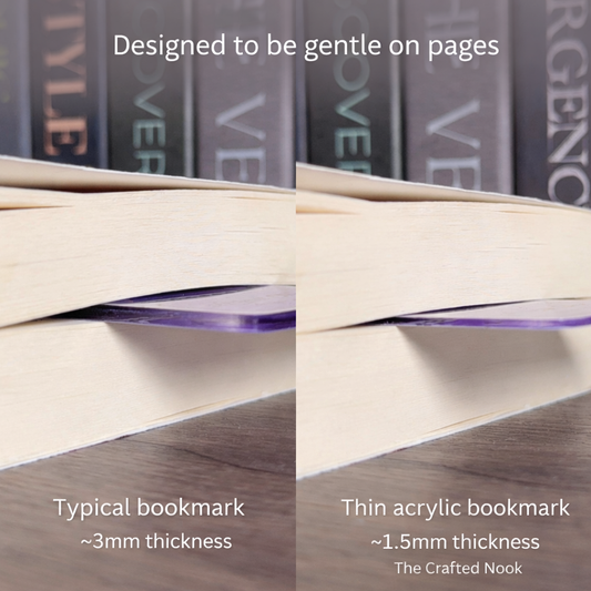 Romance Book Club Ticket | Acrylic Bookmark