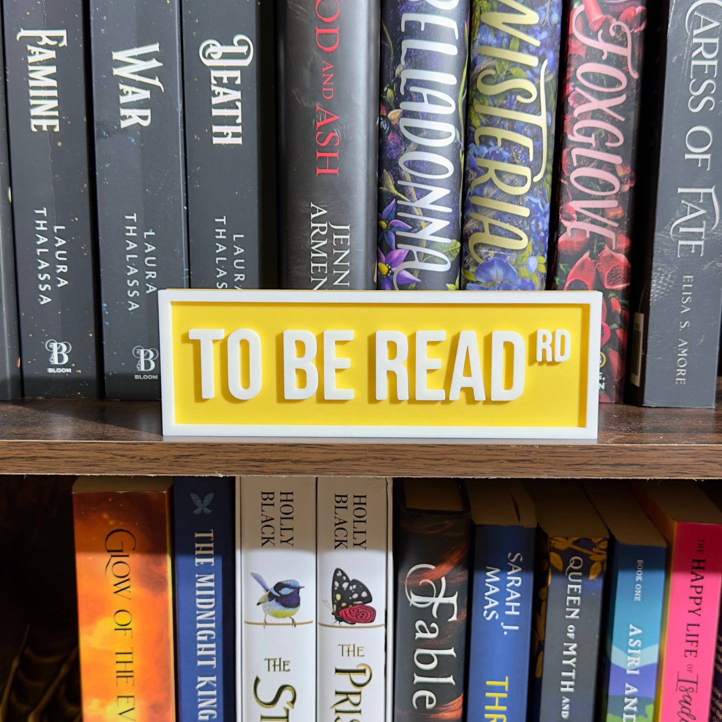 To Be Read Street Sign | Bookshelf Decor: Sky Blue