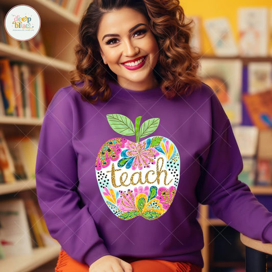Glitter Teach - Sweatshirt