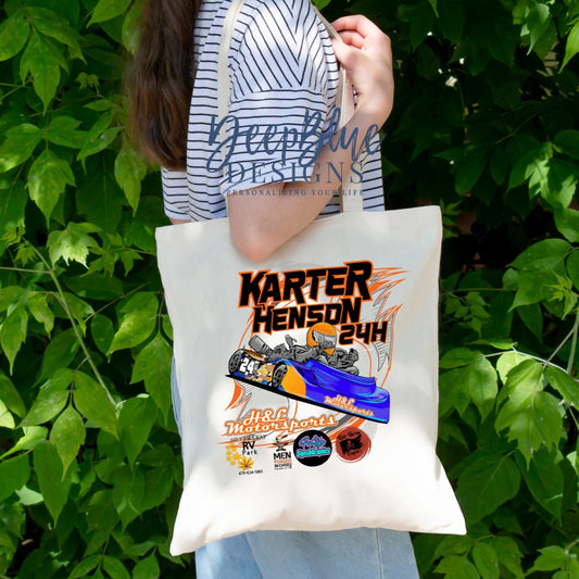 Karter Racing Canvas Bag