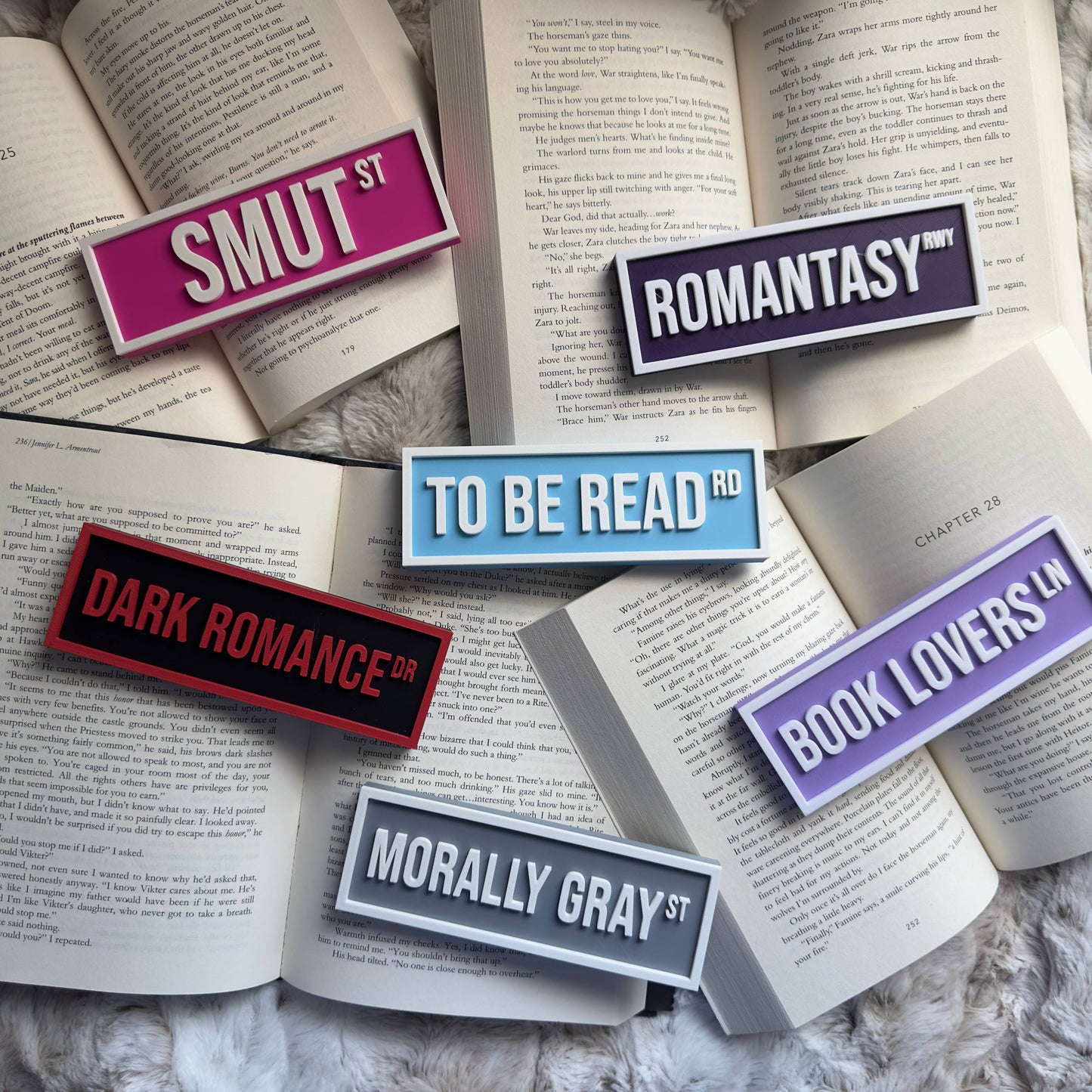 To Be Read Street Sign | Bookshelf Decor: Sky Blue