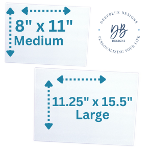 Dark Blue measurement Glass Cutting Board