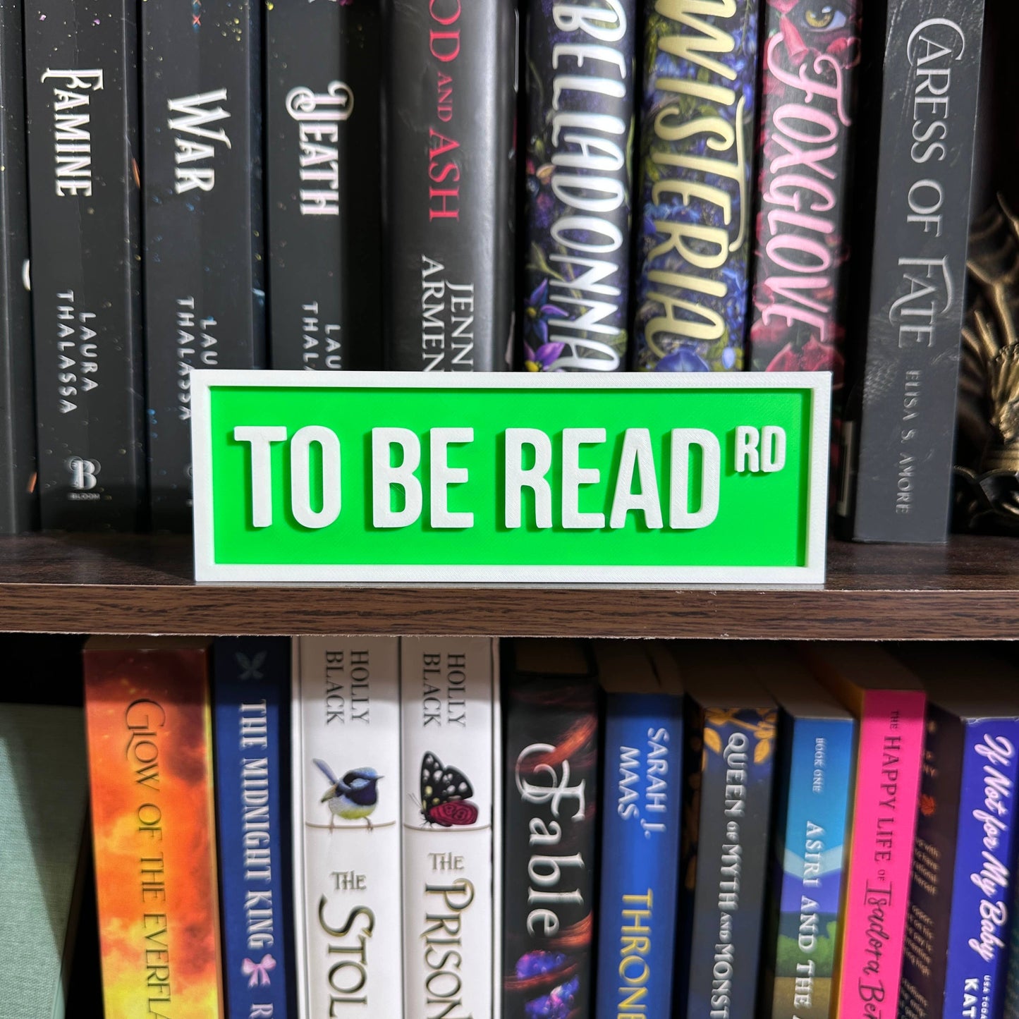 To Be Read Street Sign | Bookshelf Decor: Sky Blue