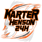 Karter Racing Car Decal
