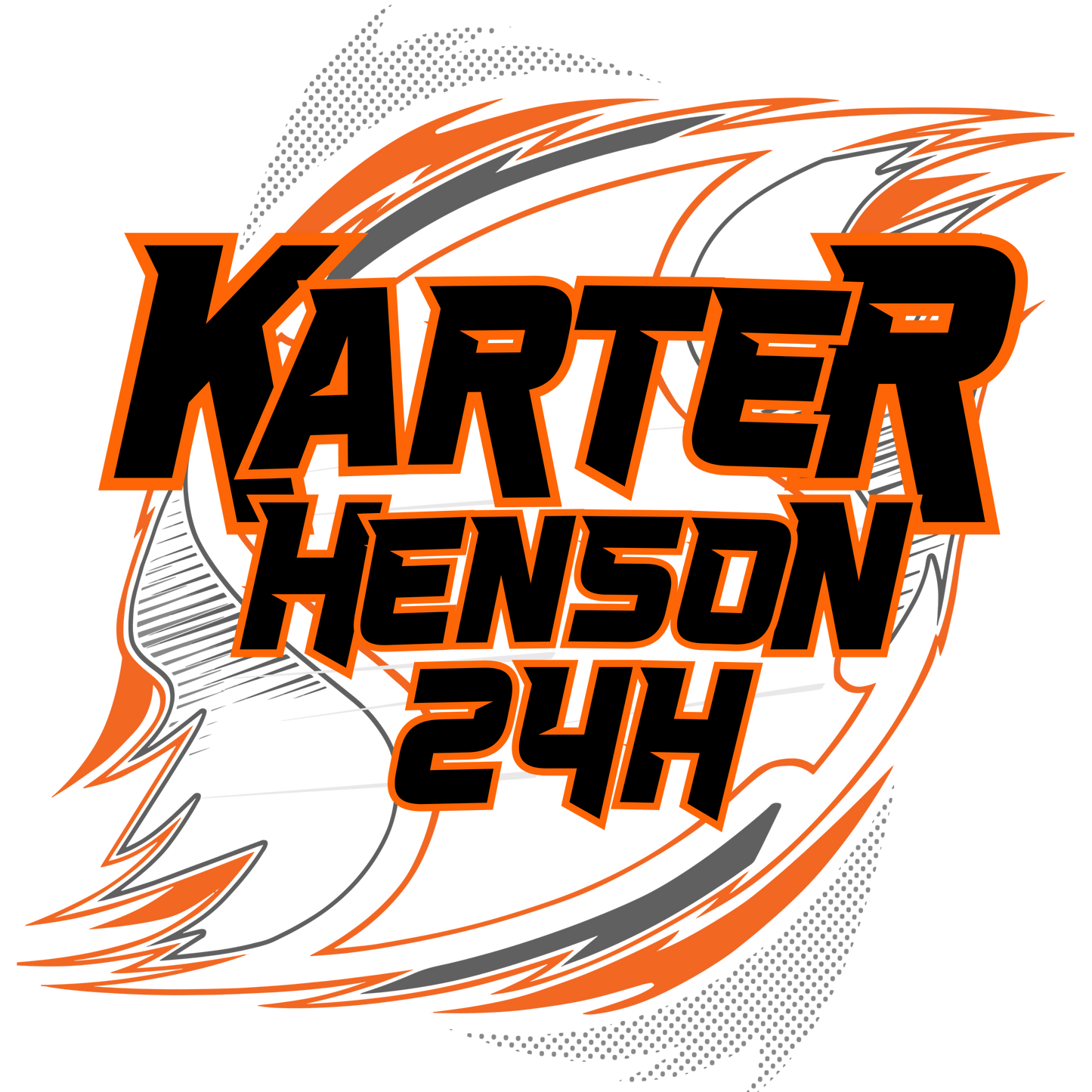Karter Racing Car Decal
