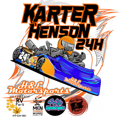 Karter Racing Car Decal