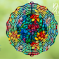 Floral Stained Glass Wind Spinner