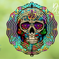 Sugar Skull wind spinner