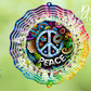 Peace wind spinner