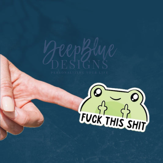 Funny Frog sticker