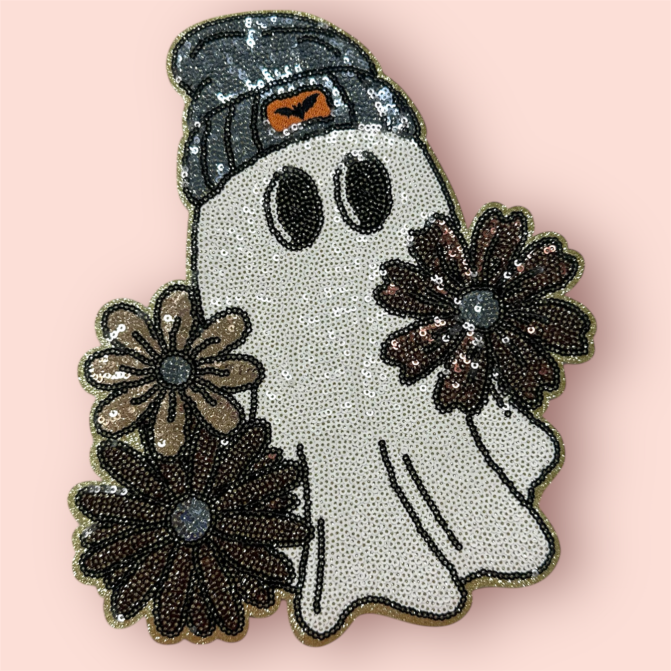 Beanie ghost - sequin patch - Sweatshirt
