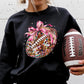 Football disco ball coquette