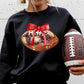 Faux sequin football coquette