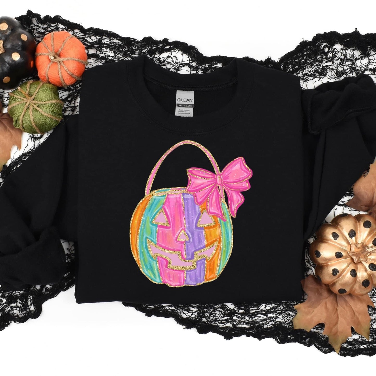 Trick or treat coquette sweatshirt