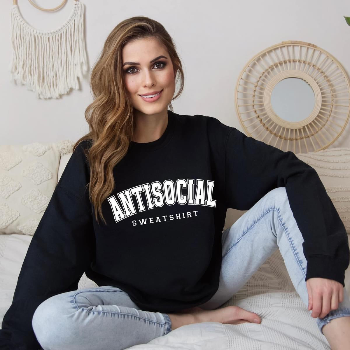 Antisocial sweatshirt