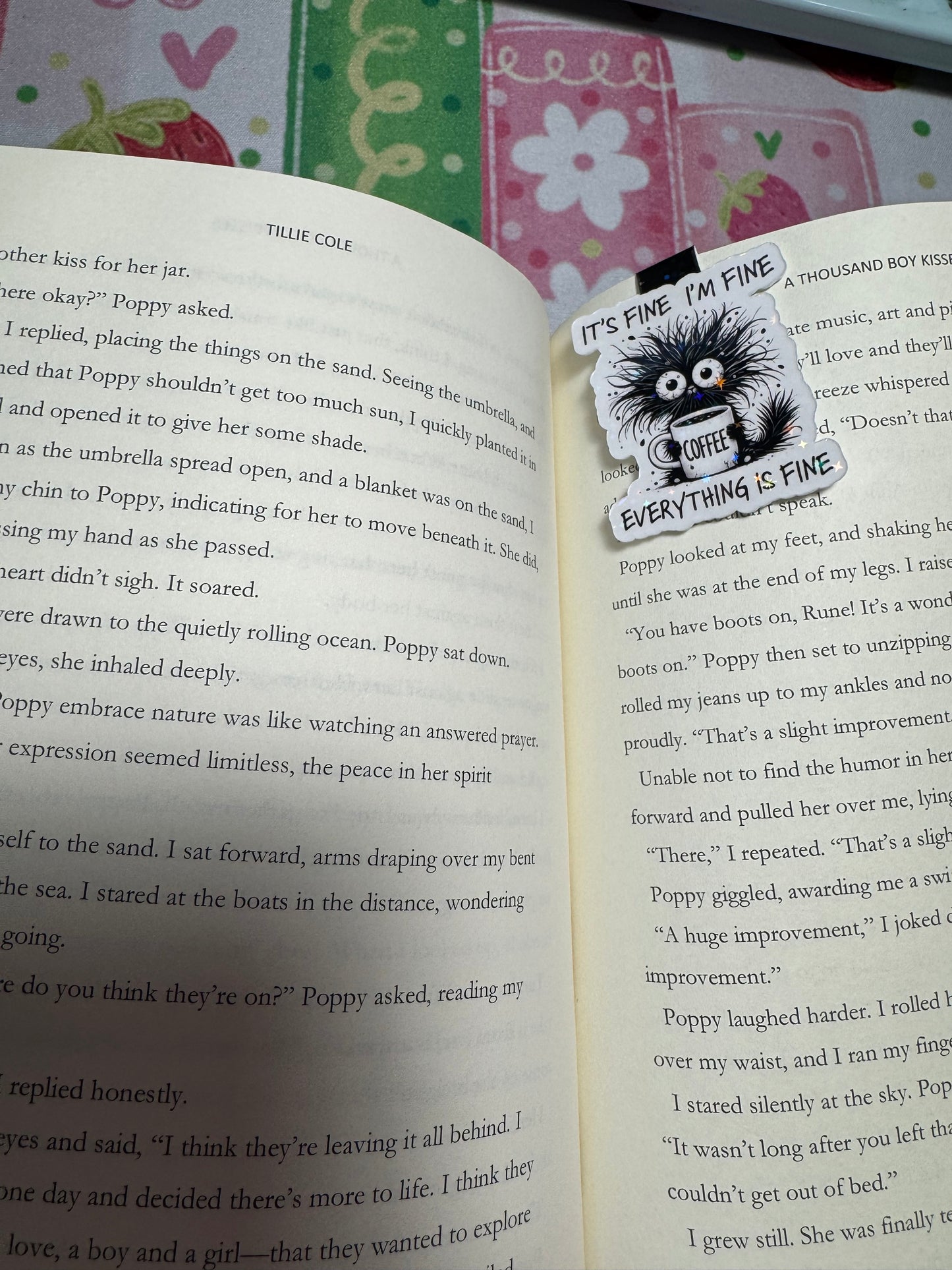 It's Fine  Magnetic Bookmark