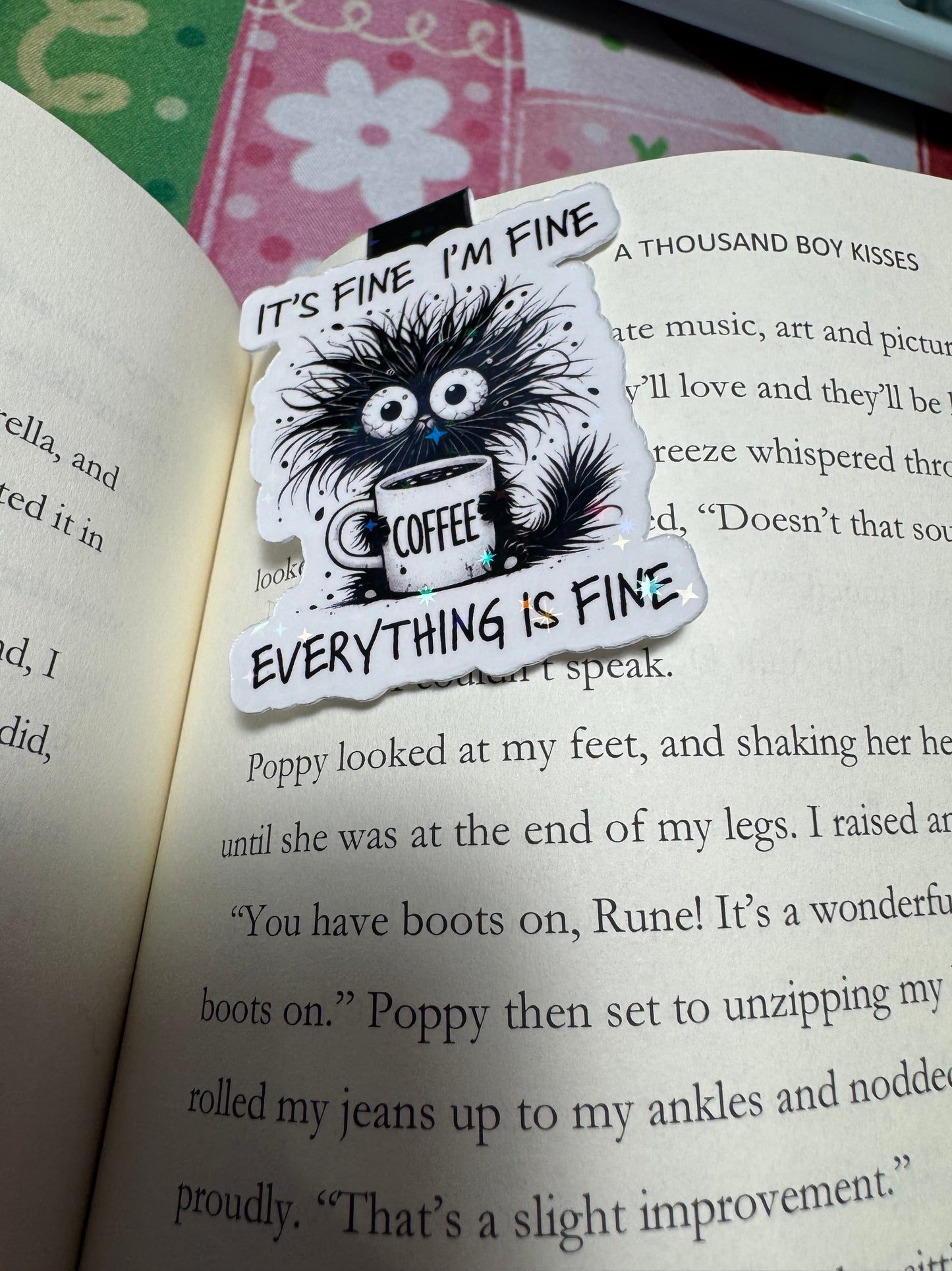 It's Fine  Magnetic Bookmark