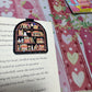 Ghost Bookshelf Magnetic Bookmark
