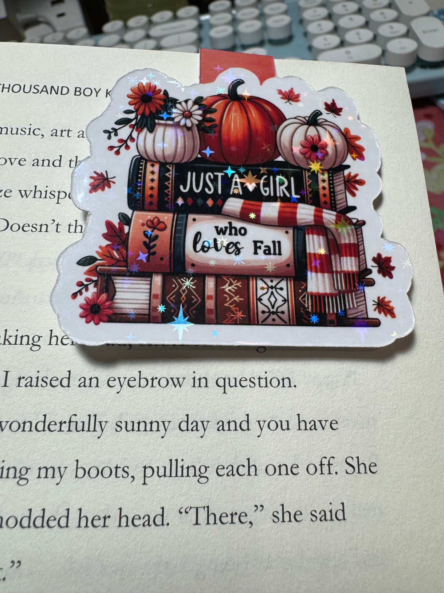 Just a girl who loves fall Magnetic Bookmark