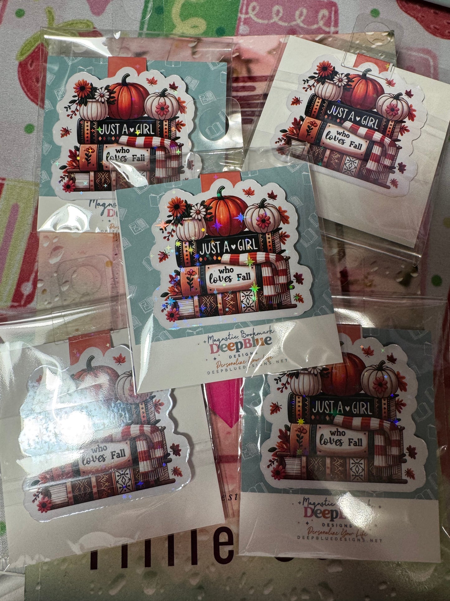 Just a girl who loves fall Magnetic Bookmark