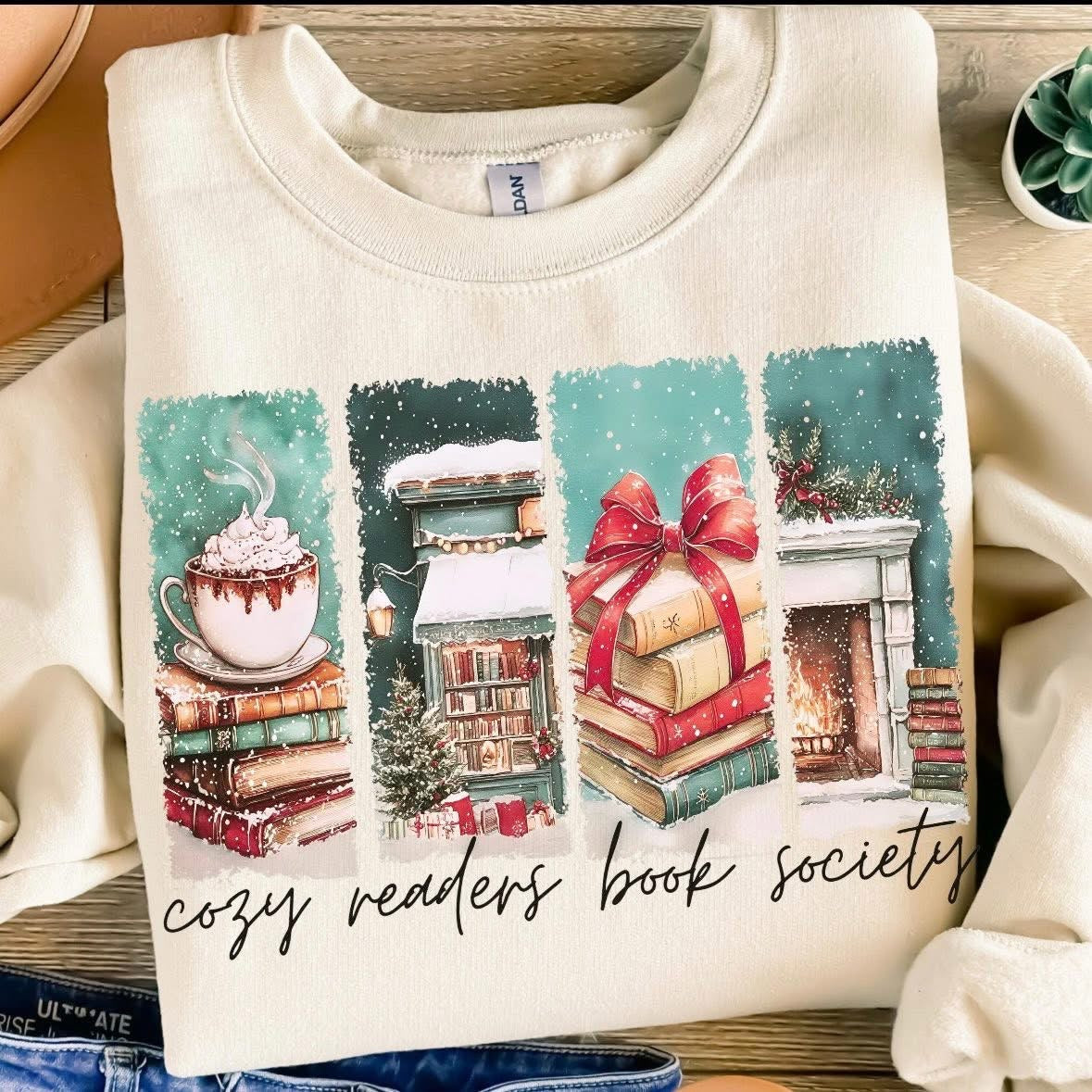 Cozy Readers Book Society Sweatshirt