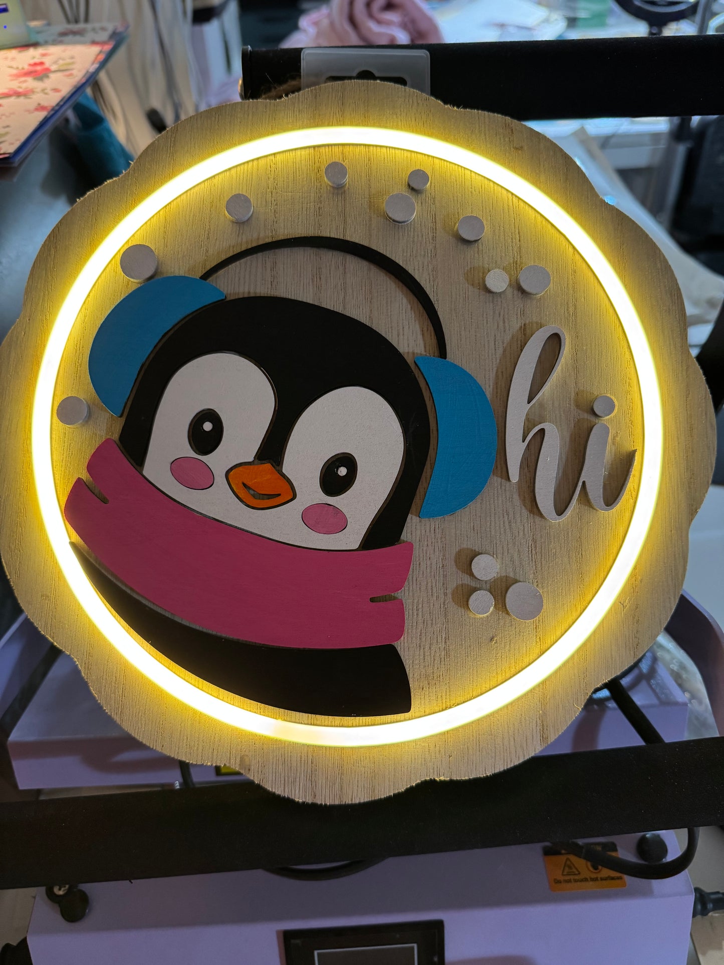 Led Wooden Sign
