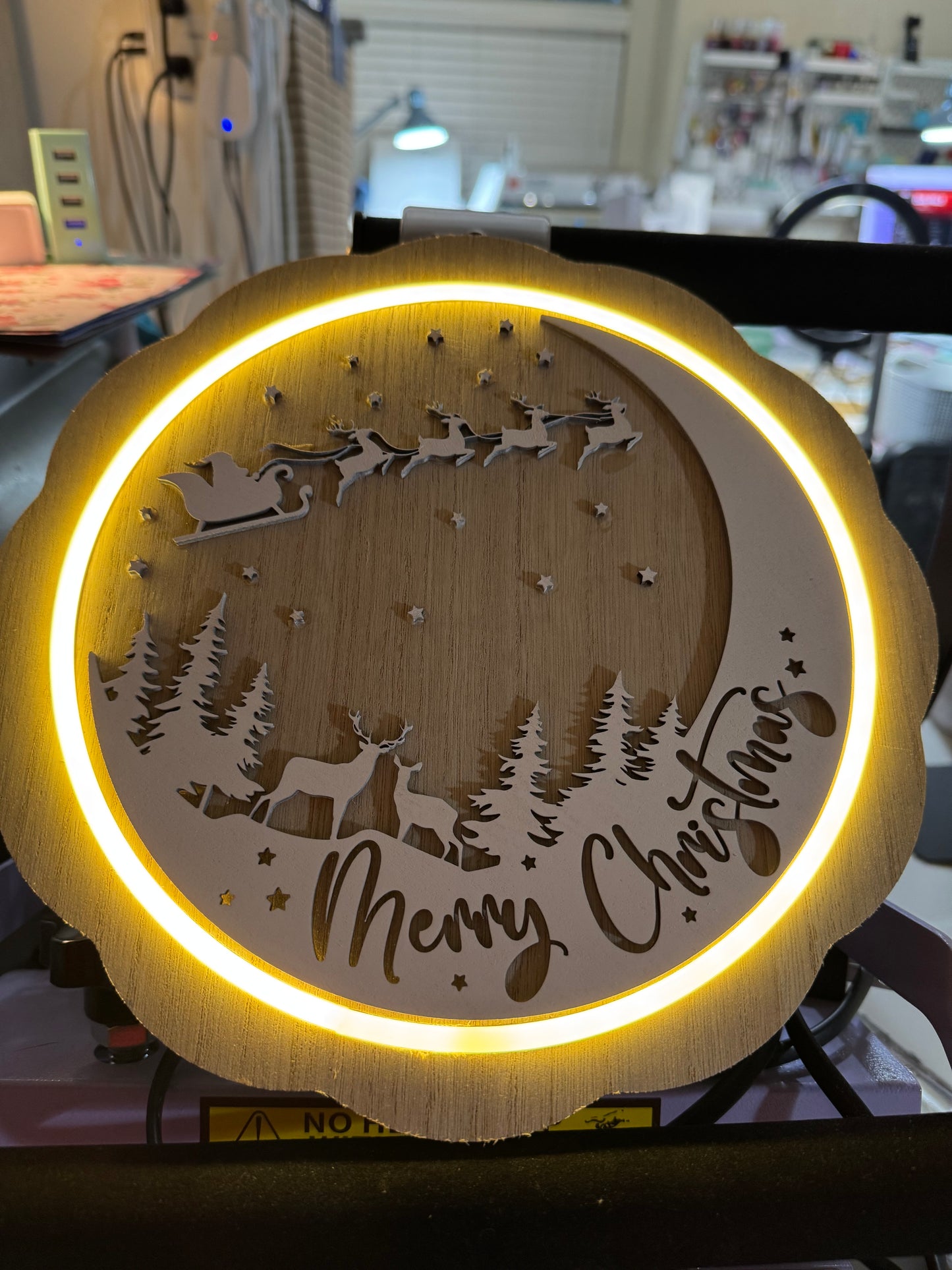 Led Wooden Sign