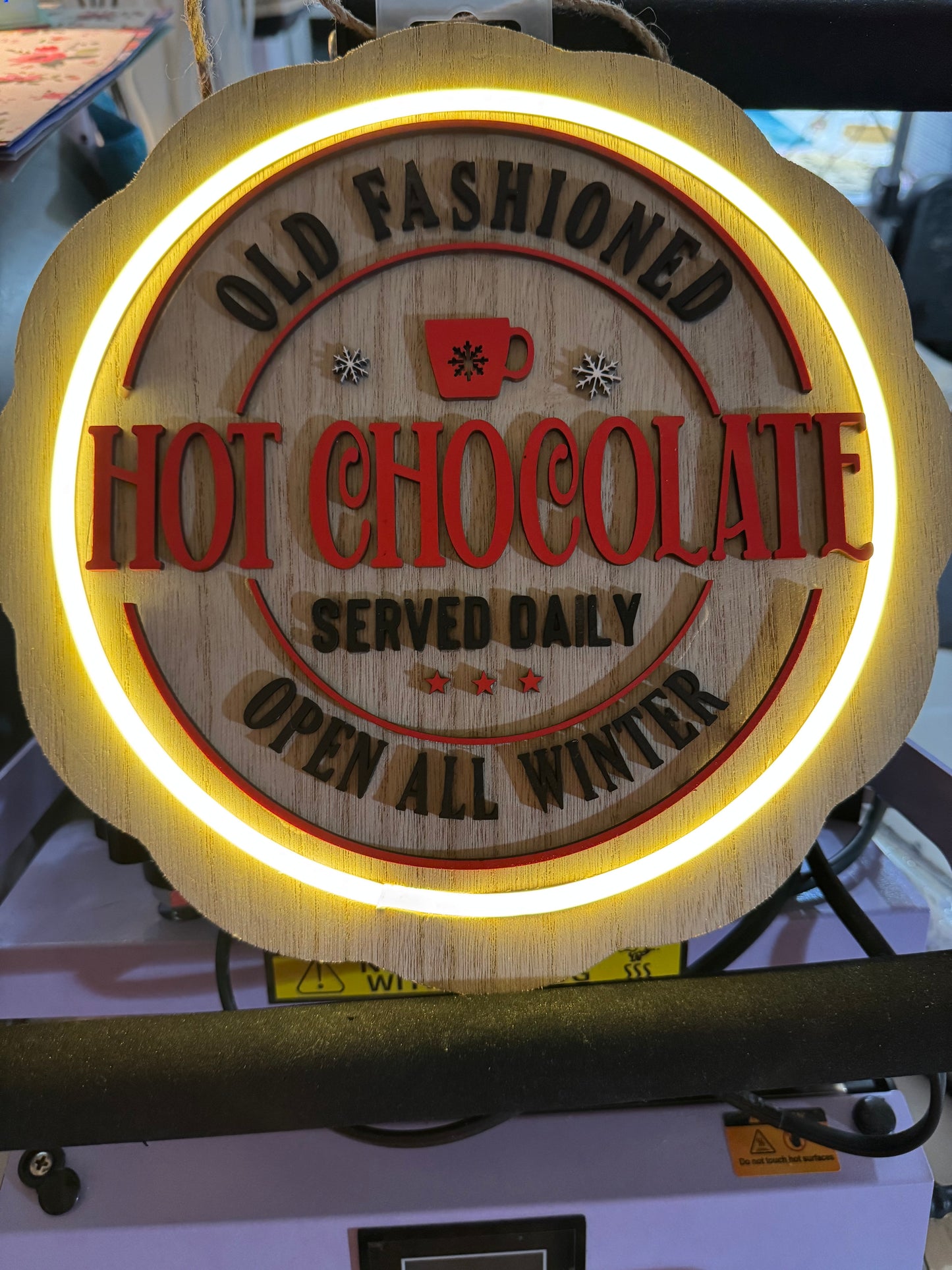 Led Wooden Sign