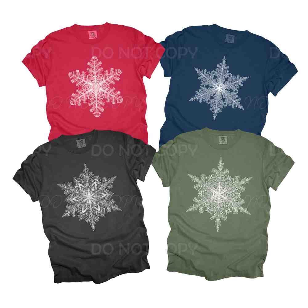 Snowflake Half tone Christmas