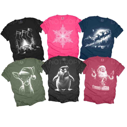 Penguin Half tone Christmas