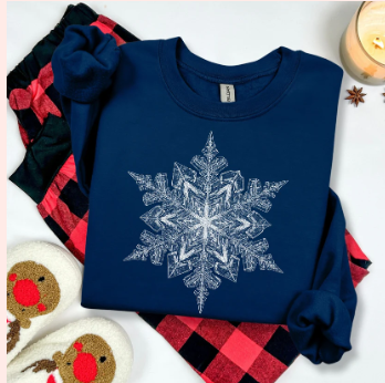 Snowflake Half tone Christmas
