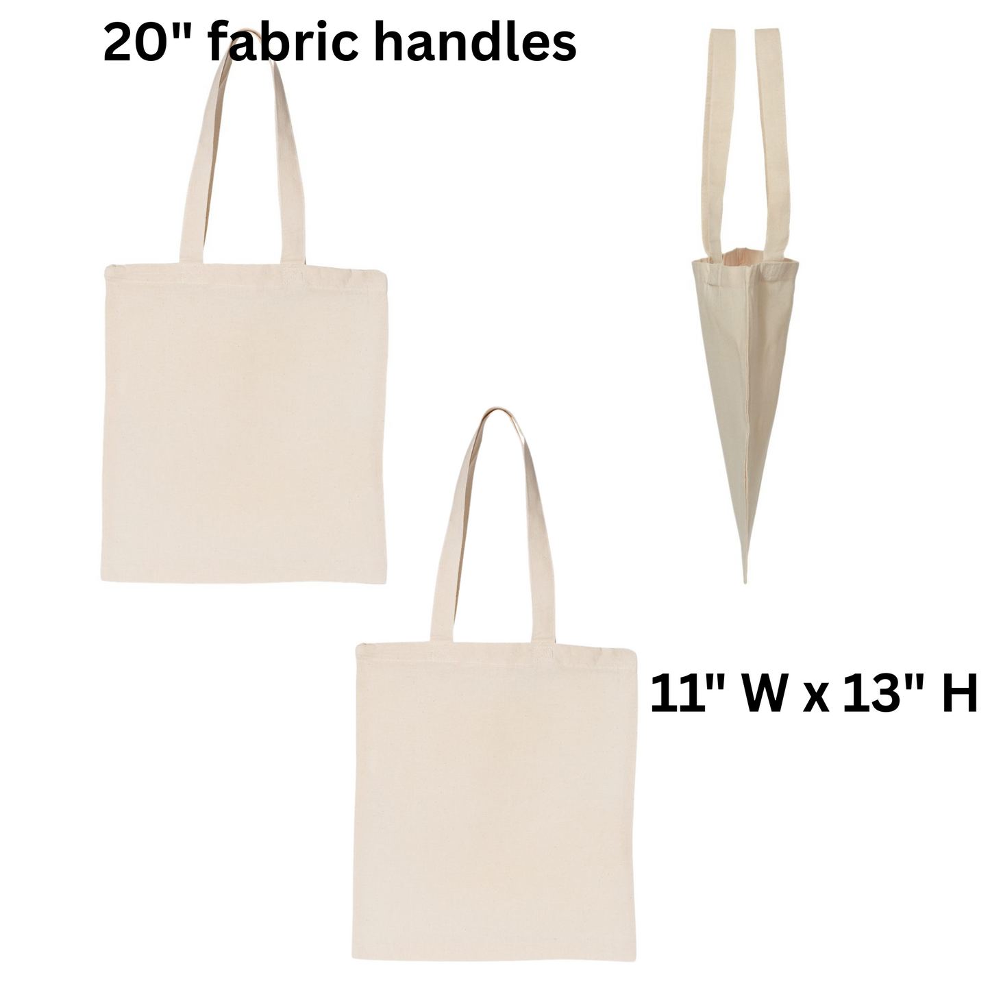 Large Canvas Tote - The Reader