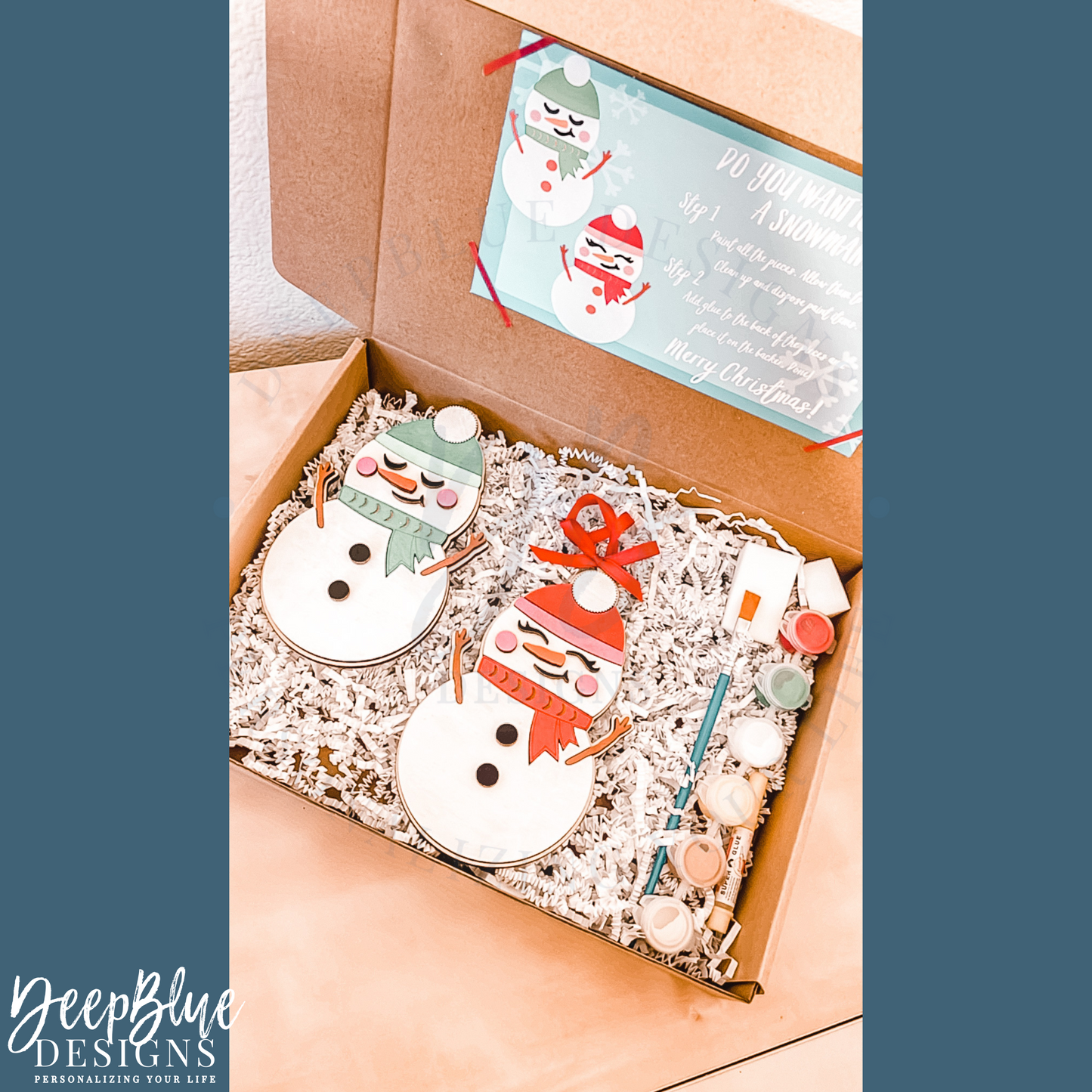 Snowman Ornament DIY Kit