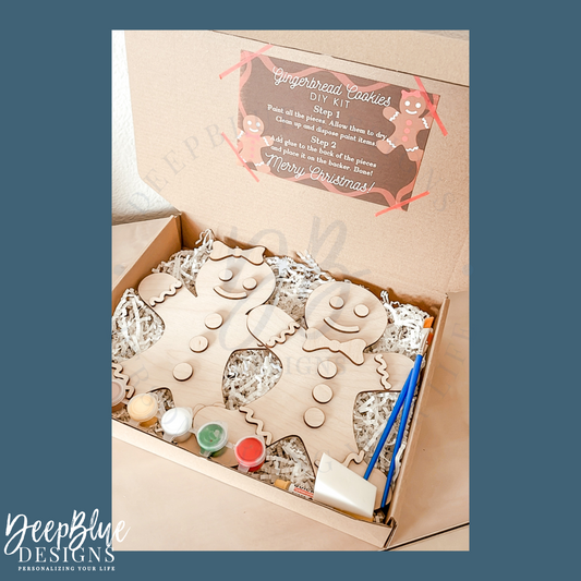 Christmas Gingerbread DIY Ornament Kit